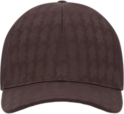 Ferrari Women's Brown Baseball Cap With Monogram Pony Motif
