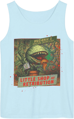 Anti-Trump Parody T-Shirt | Little Shop of Retribution | Funny Political Satire-Cult Movie Gift | Leftist Protest Shirt | Unisex Graphic Tee