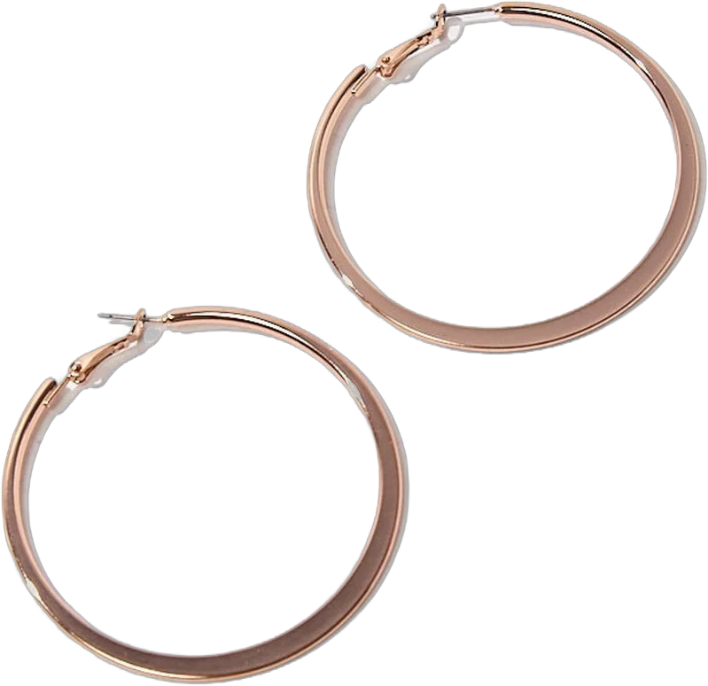 Flat Hoop Earrings