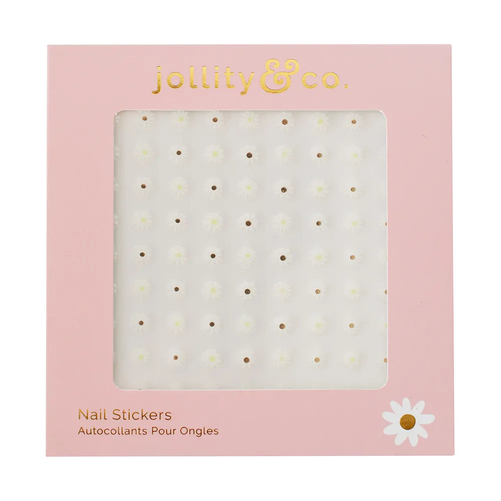 Jollity & Co Peace & Love Daisy Nail Stickers