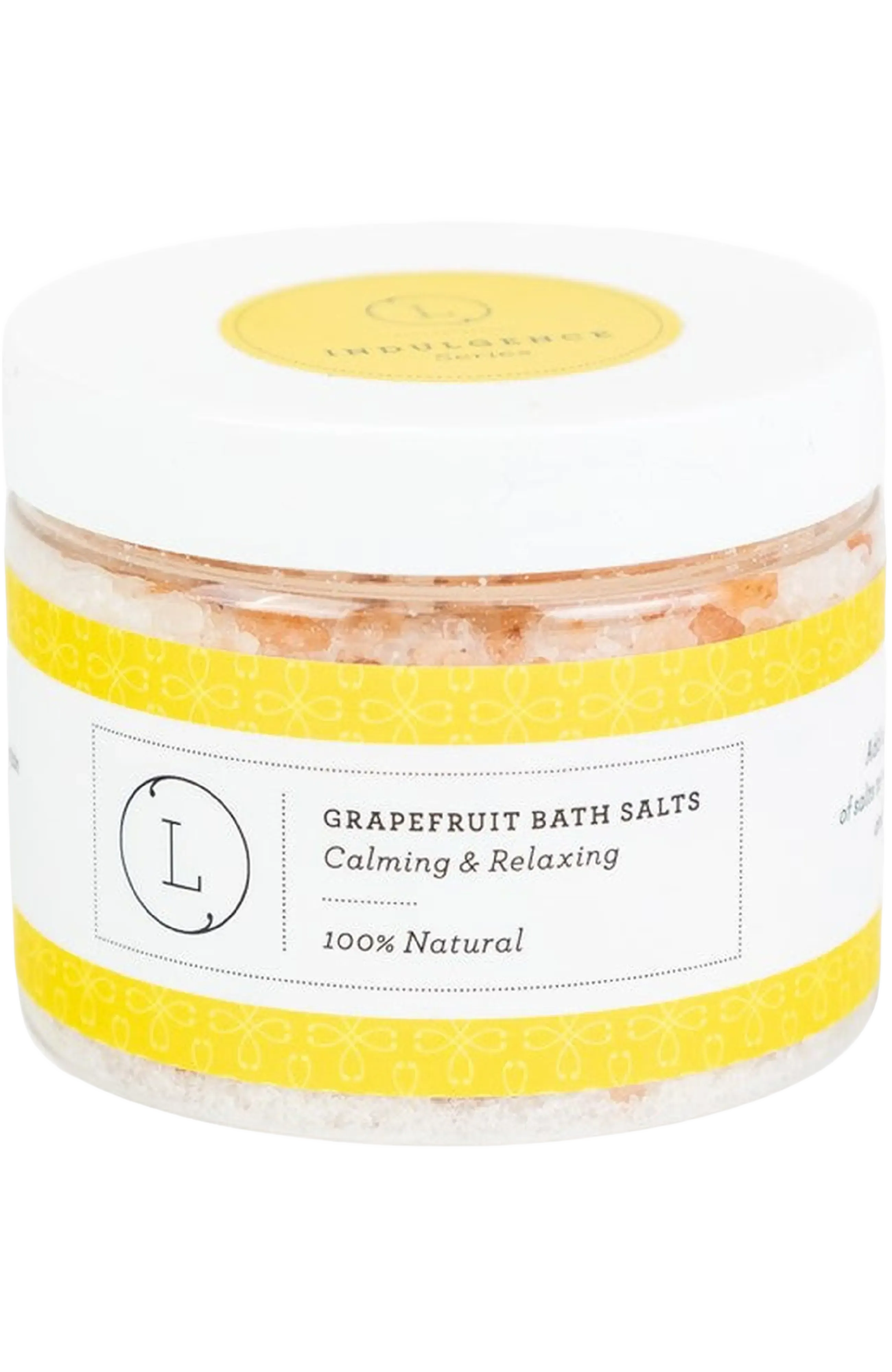 Lizush Grapefruit Natural Bath Salt Soak with Dead Sea, Epsom and Himalayan Salts