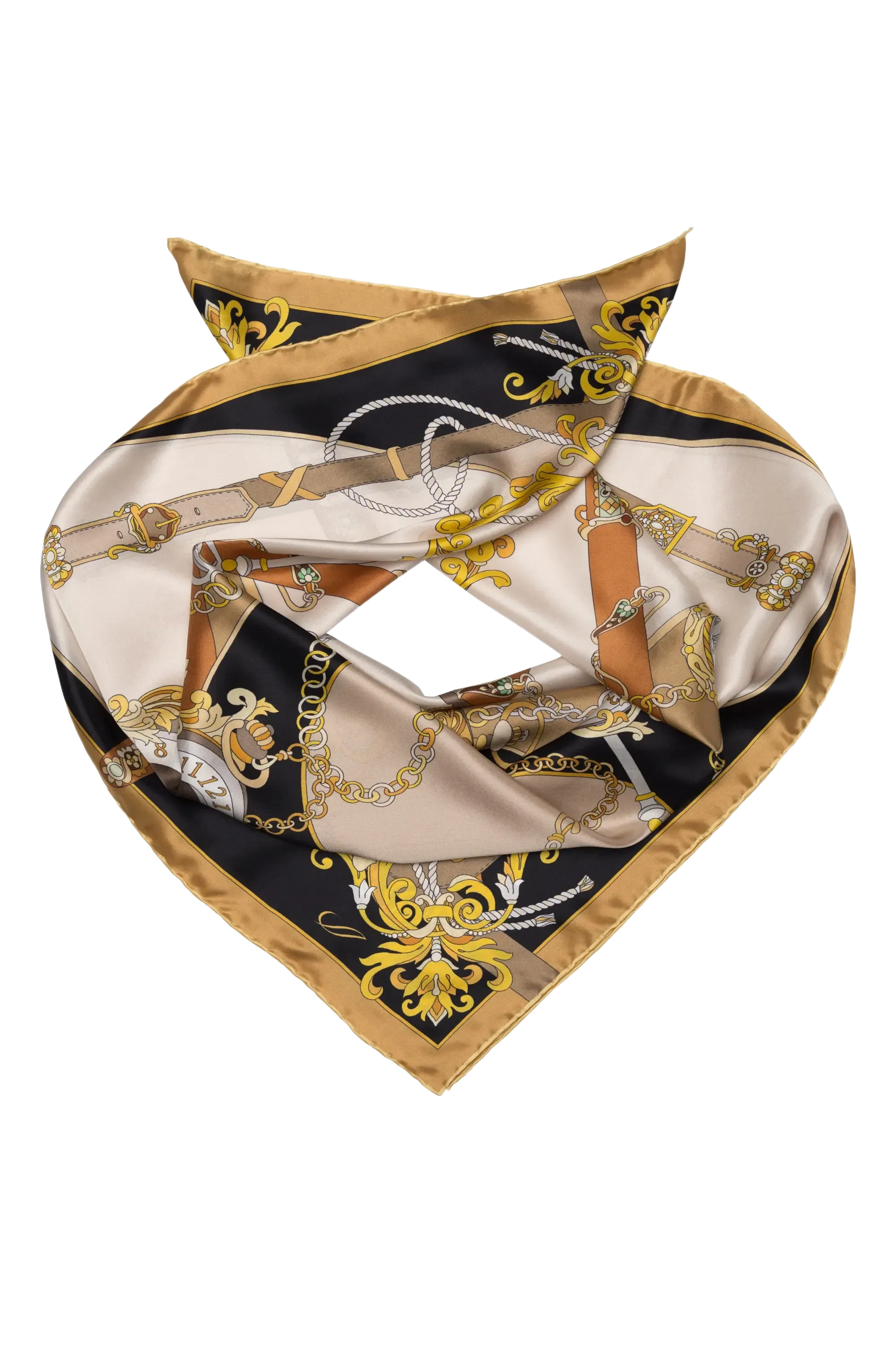 Elizabetta Moment in Time - Hand Rolled Silk Foulard for Women