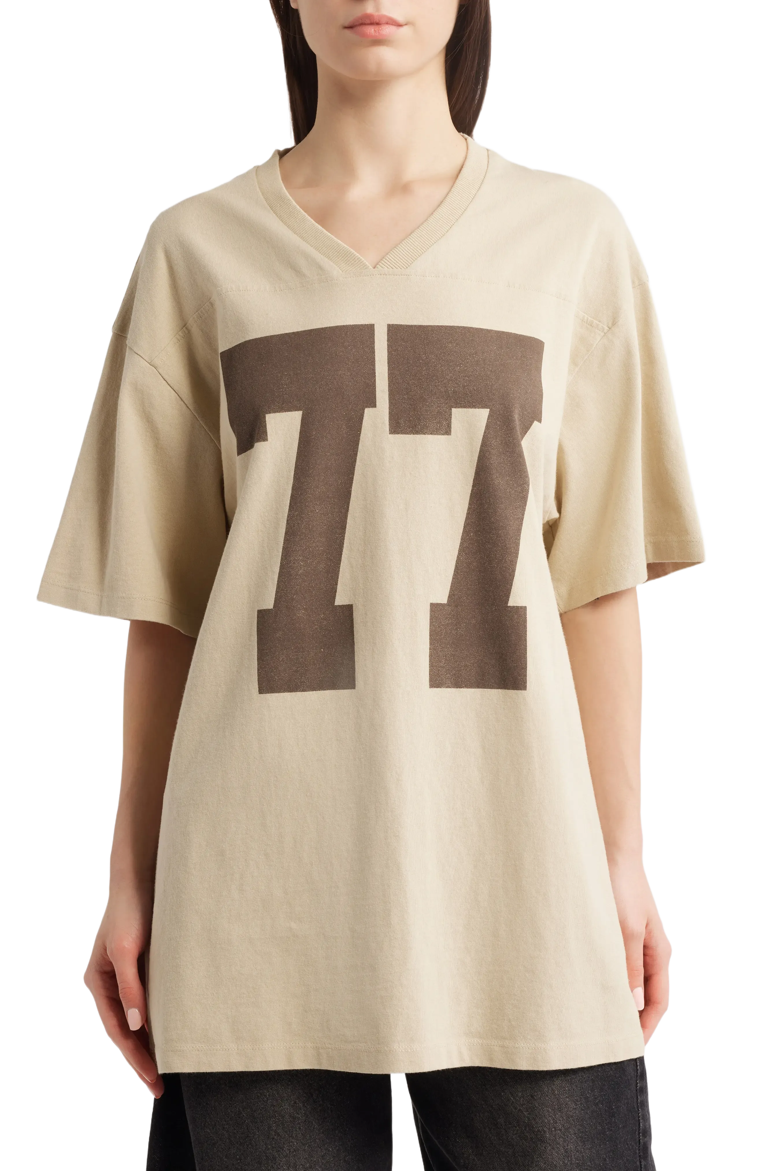 BDG Urban Outfitters 77 V-Neck Graphic T-Shirt