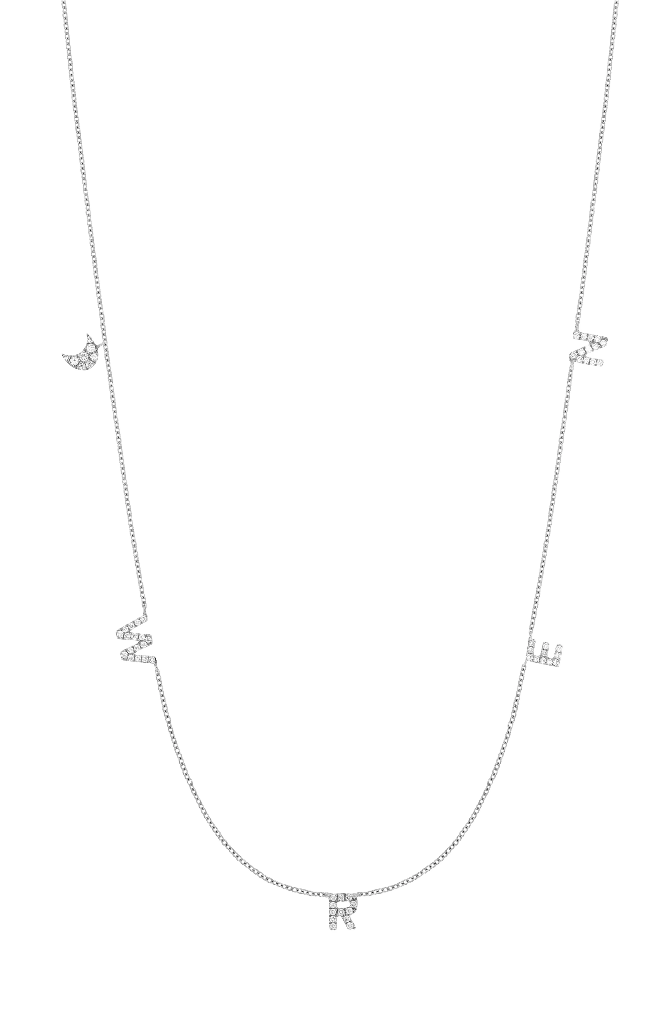 Bony Levy Icon Personalized Diamond Charm Necklace