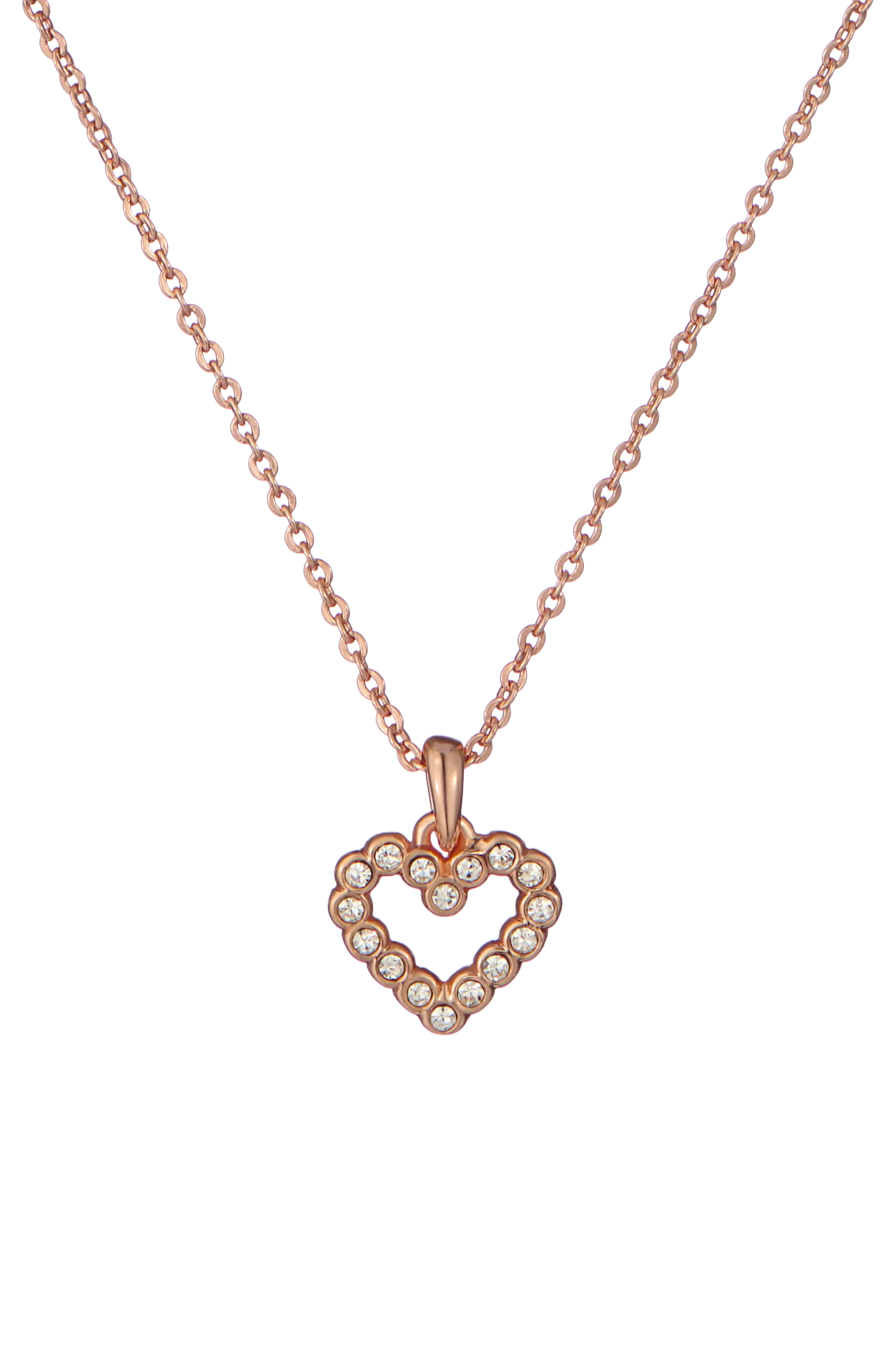 Ted Baker Amore Crystal Heart Pendant Necklace