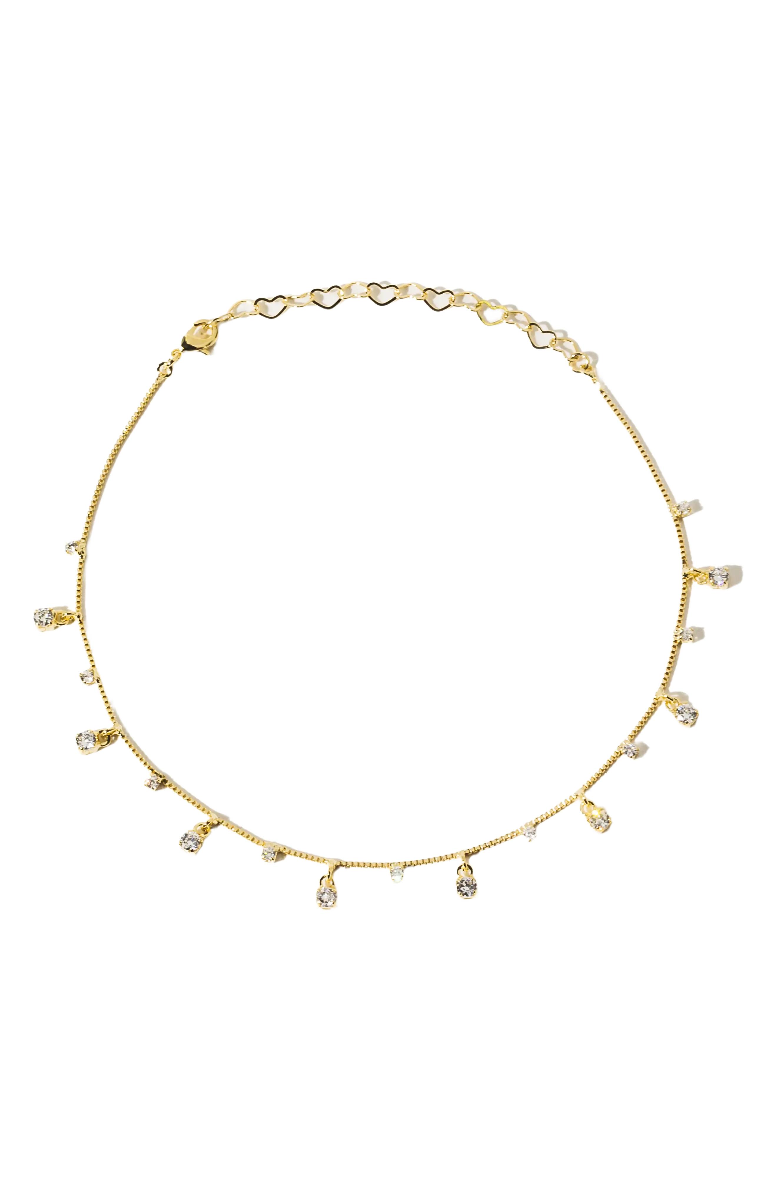 Child of Wild Miami Rhinestone Anklet
