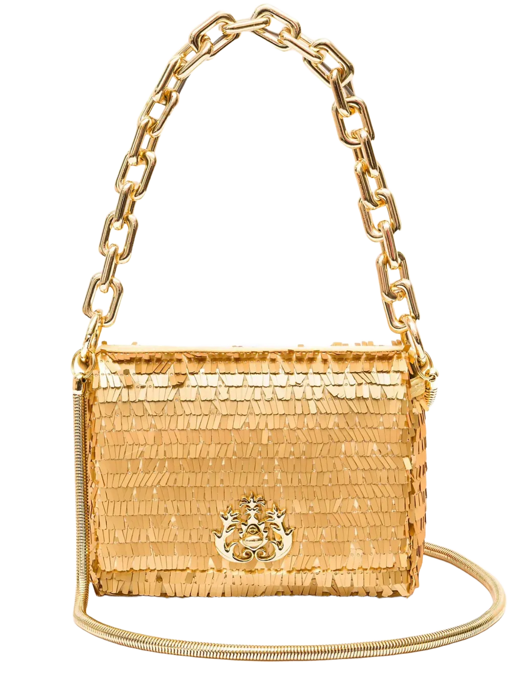 logo-plaque shoulder bag