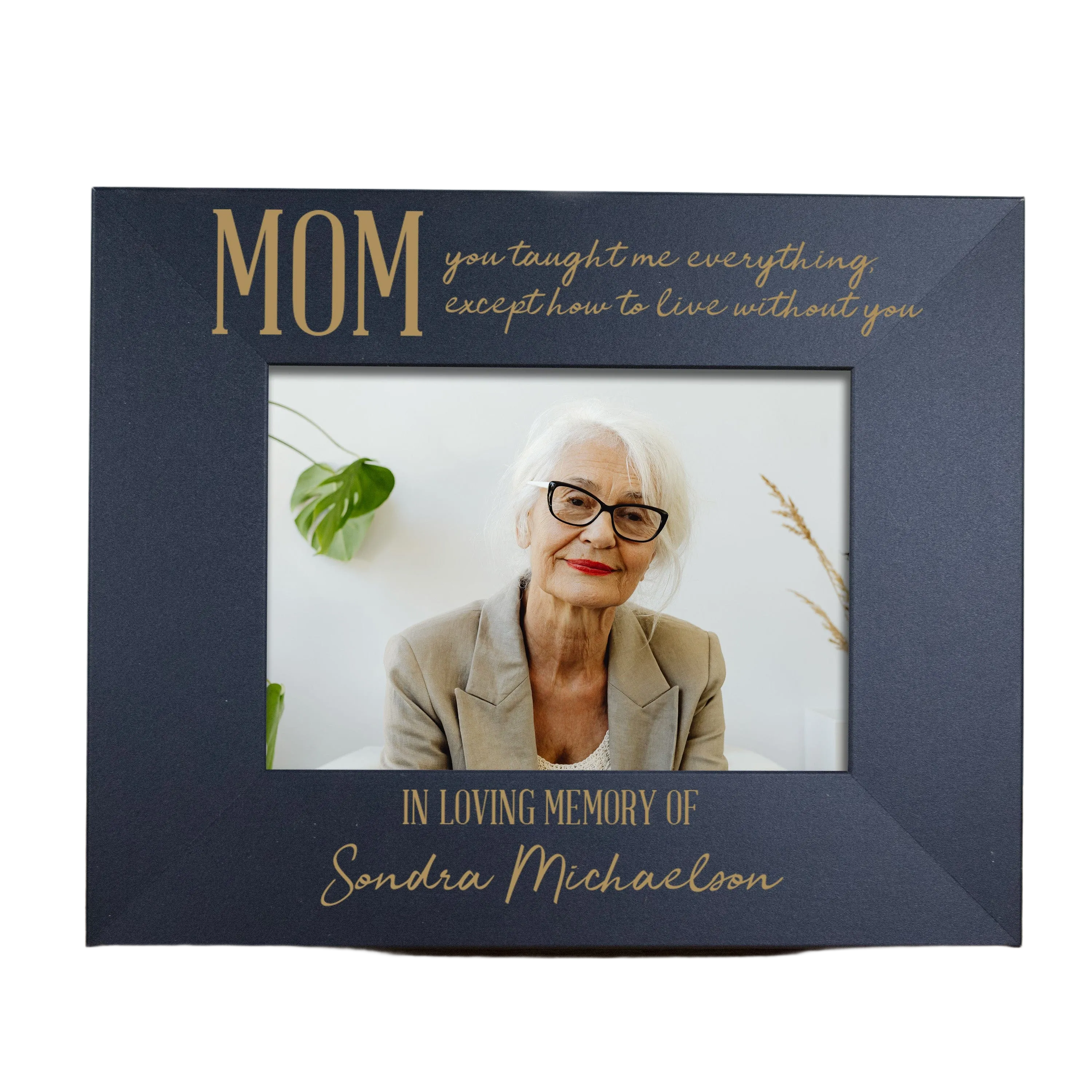 Personalized "Mom Without You..." Mother Memorial Picture Frame