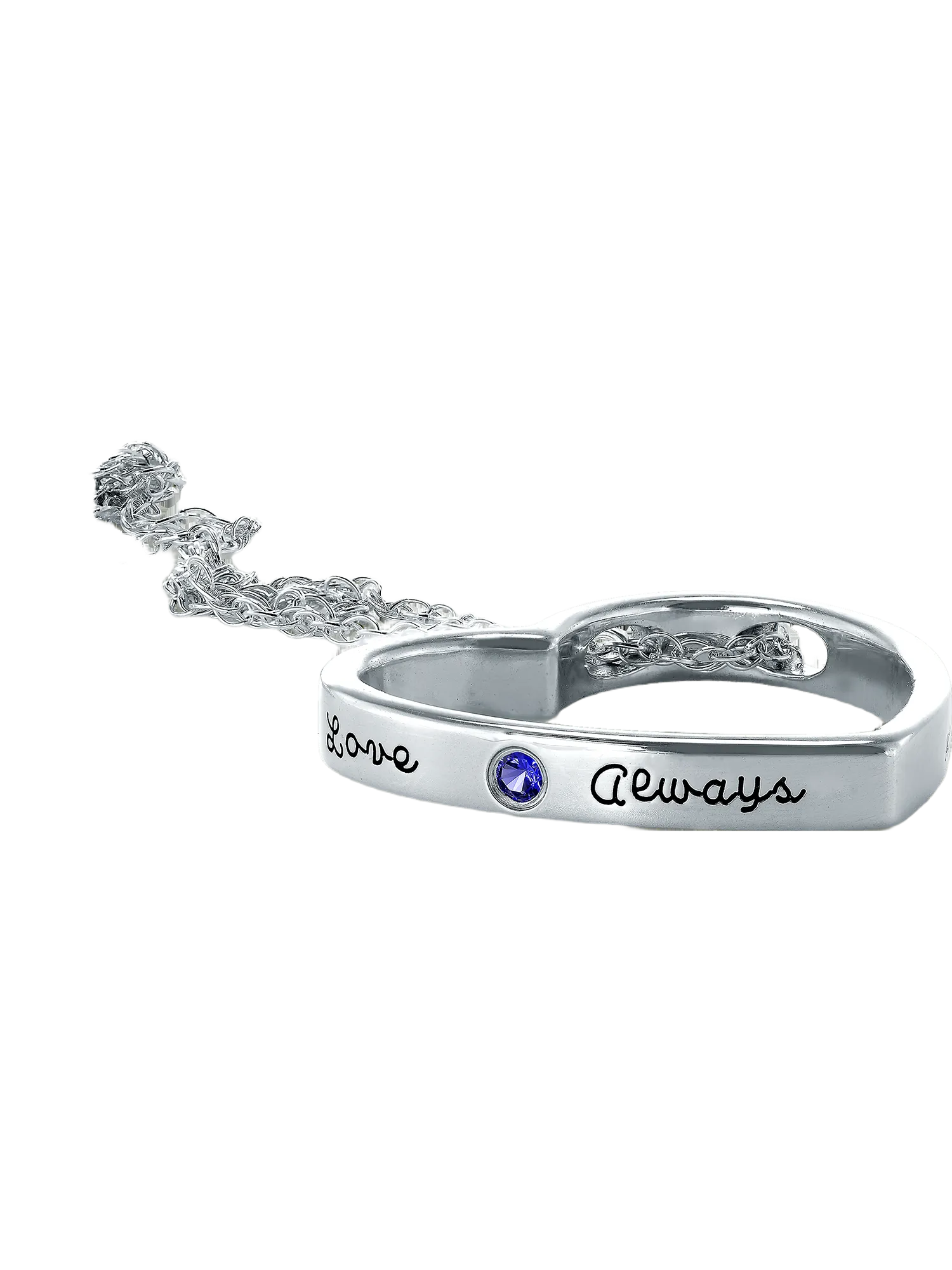 Keepsake Personalized Family Jewelry Birthstone Women's Poppet Pendant. Available in Sterling Silver, Yellow and White Gold