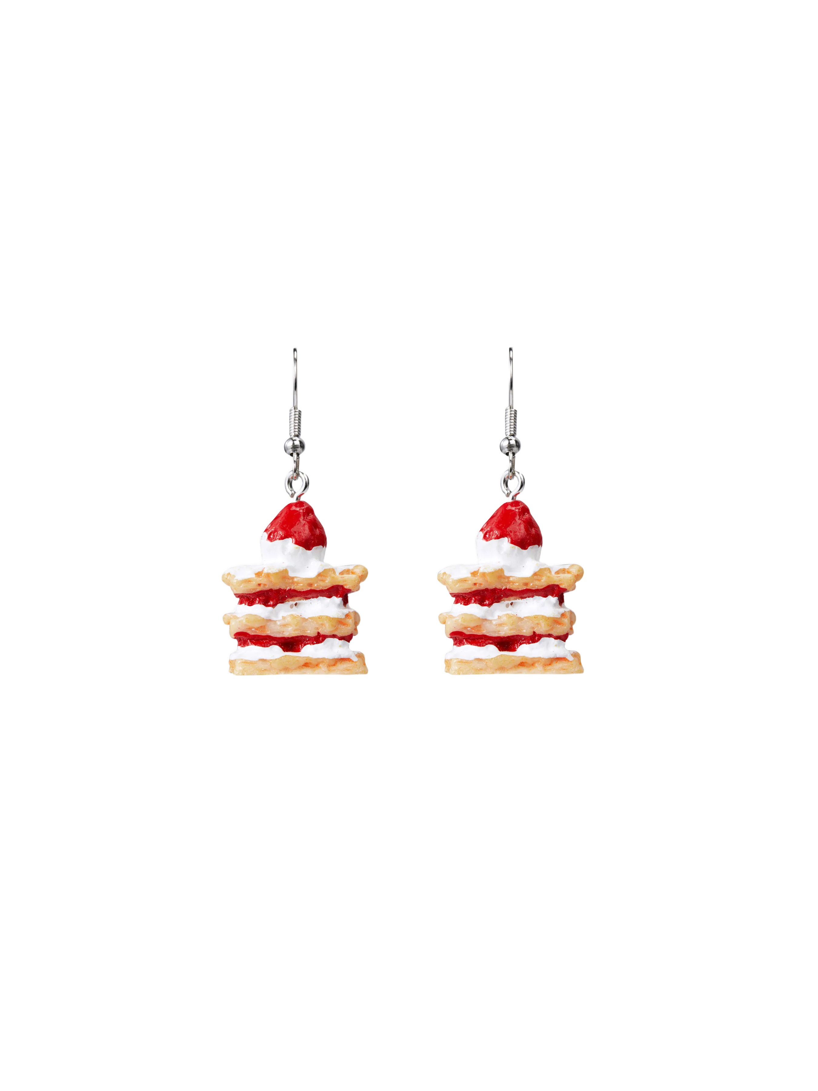 STRAWBERRY CAKE DROP EARRINGS