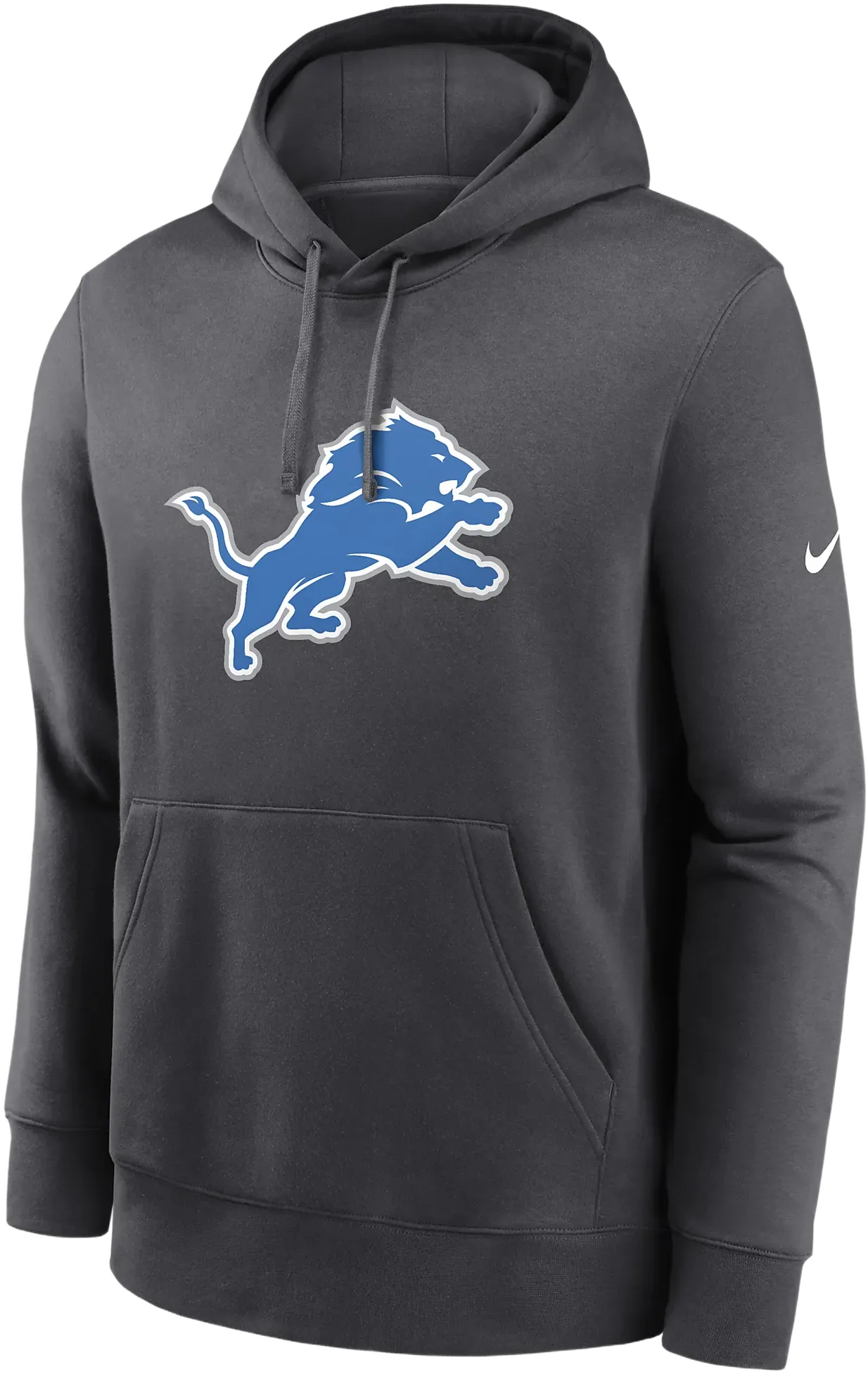 Detroit Lions Club Logo Men's Nike NFL Pullover Hoodie