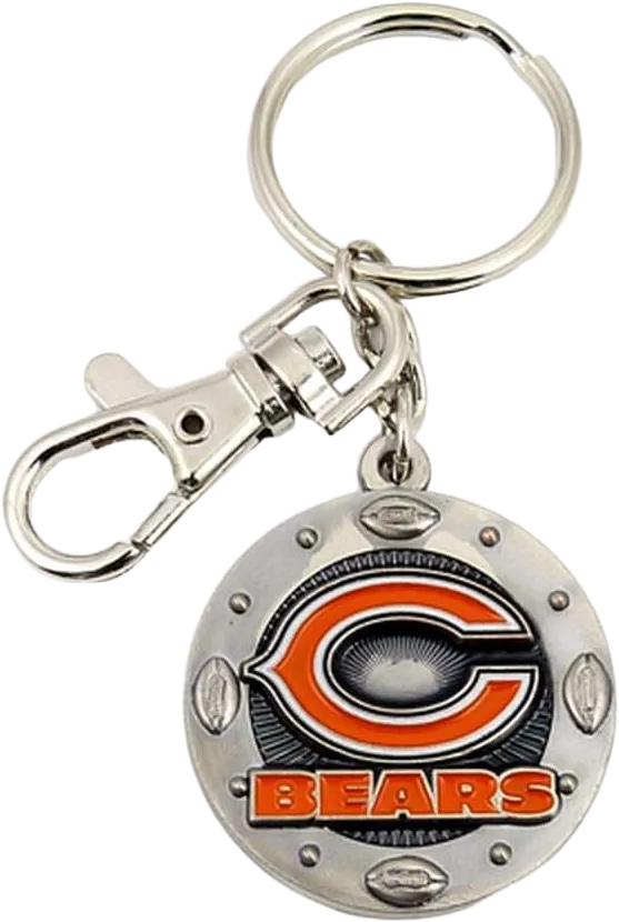 NFL Impact Keychain - Colorful and Durable Keychain Accessories for Keys, Bags & Purses Chicago Bears