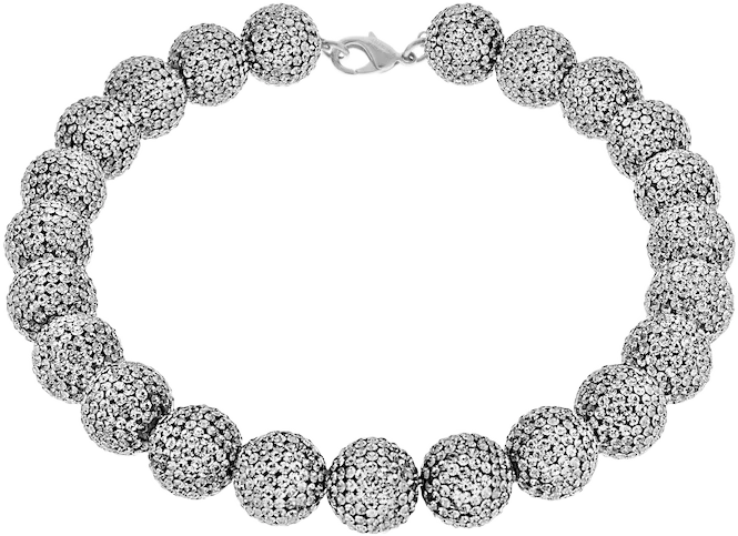 Women's Quantum Choker  in Silver