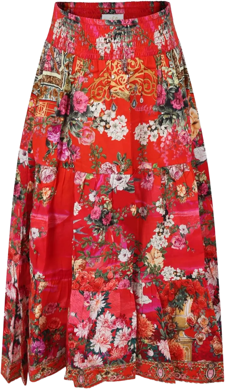 Illustration Otto maxi skirt