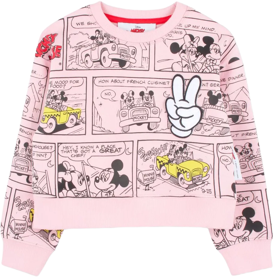 xDisney all-over print sweatshirt 