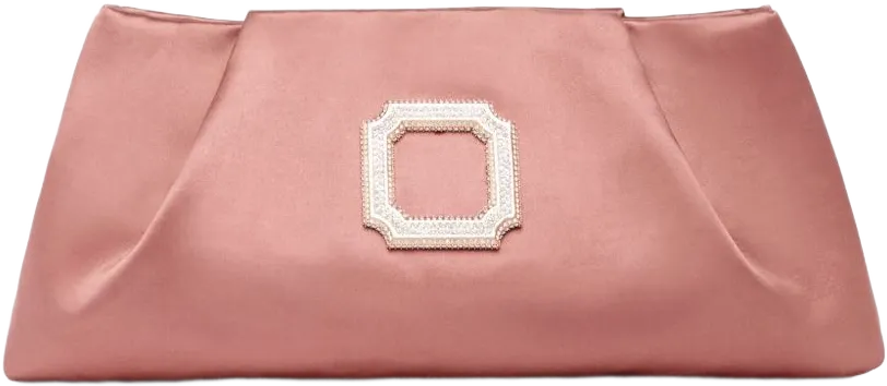 Vittoria satin clutch bag