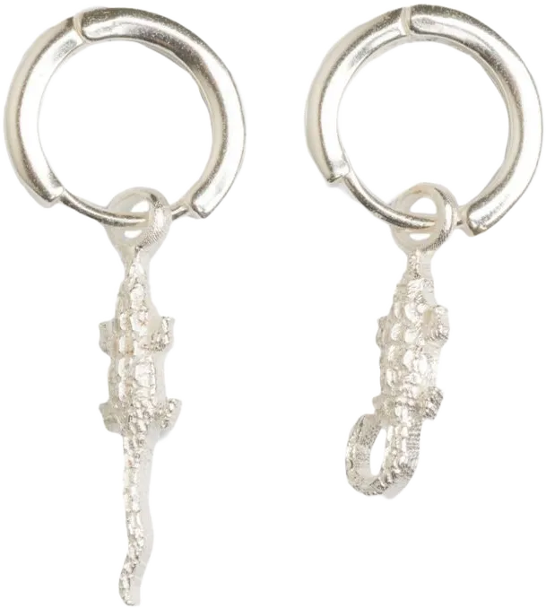 Crocodile earrings 