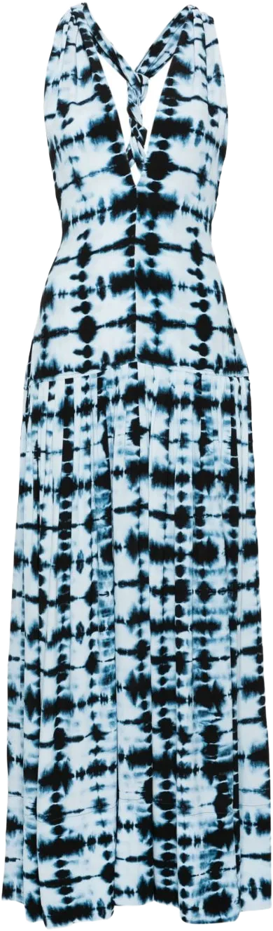 Simone tie-dye midi dress