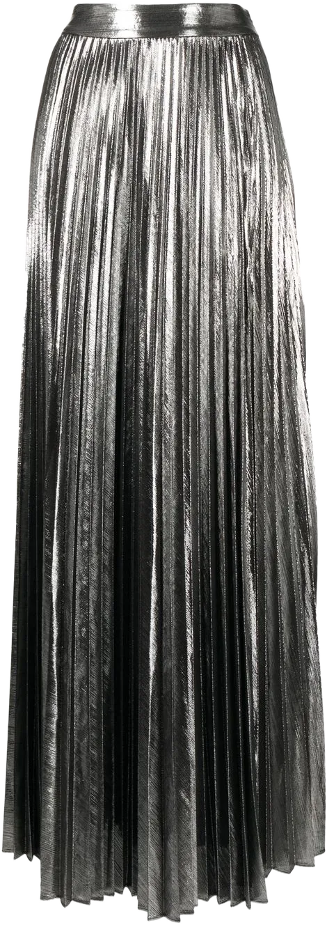 Cressida pleated maxi skirt