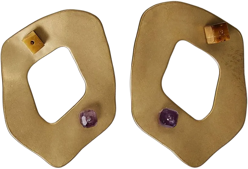 oval earrings