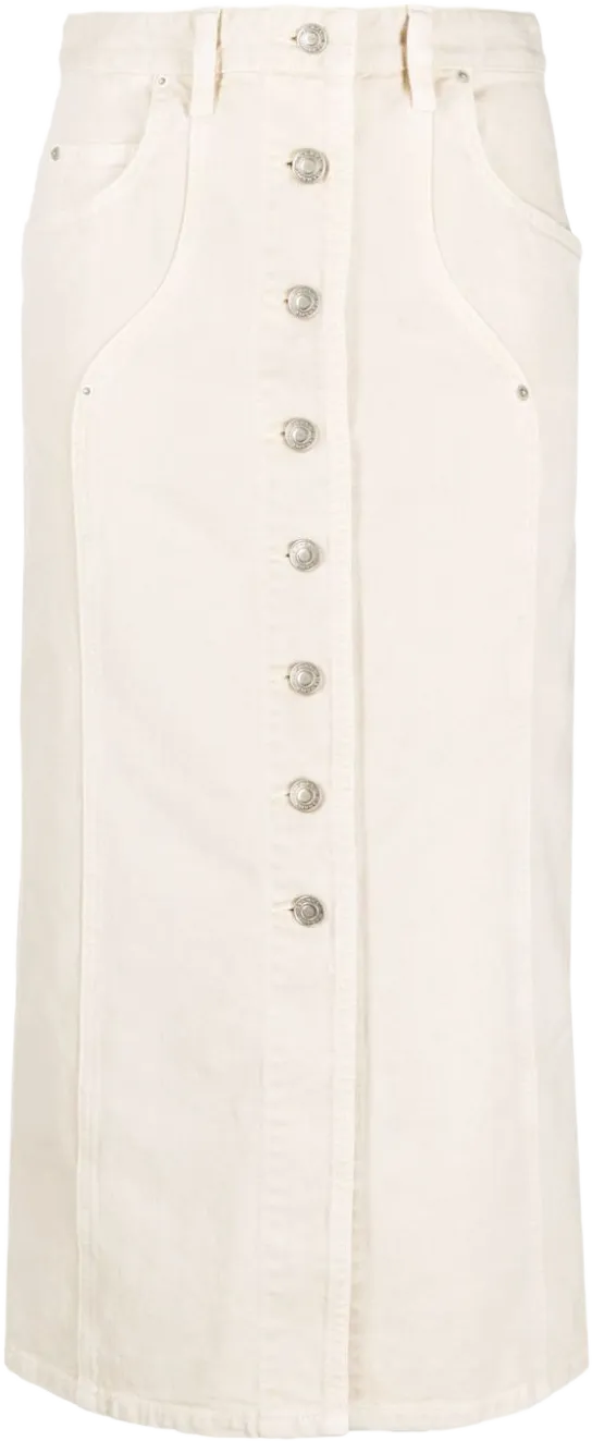 Vandy midi denim skirt