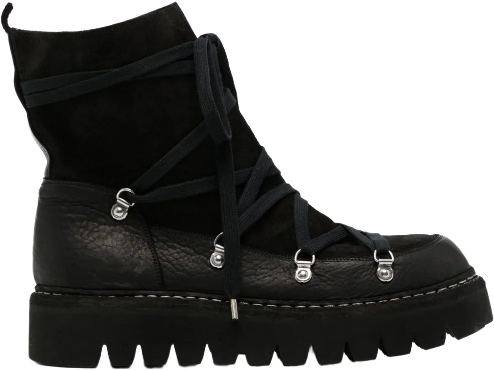 lace-up ankle boots