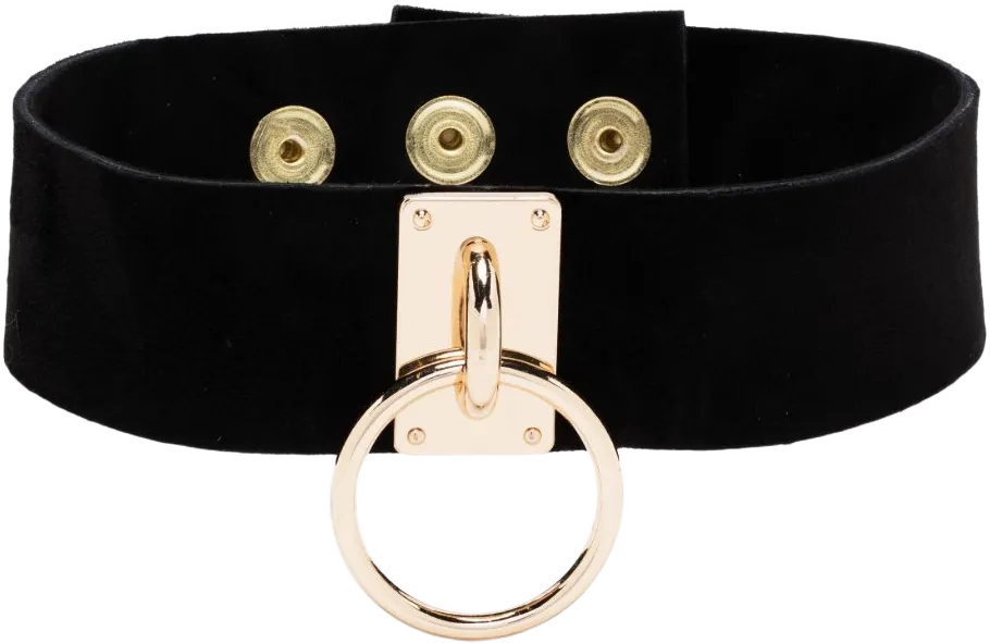 Jacob suede choker necklace