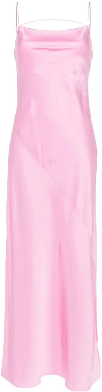 satin mermaid maxi dress