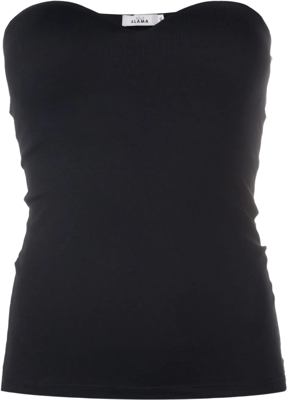 strapless tube top