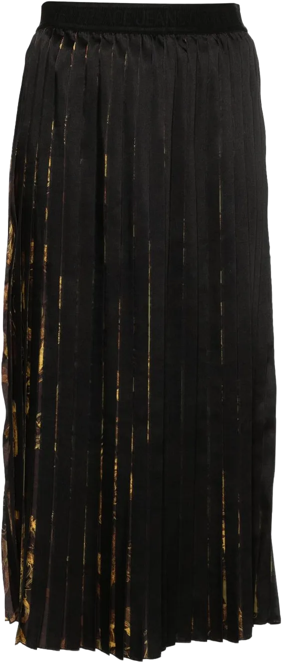 Watercolour Couture pleated midi skirt