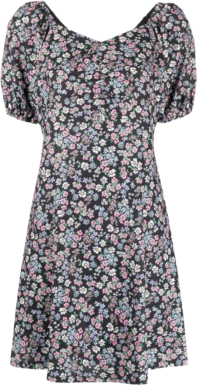 floral-print minidress