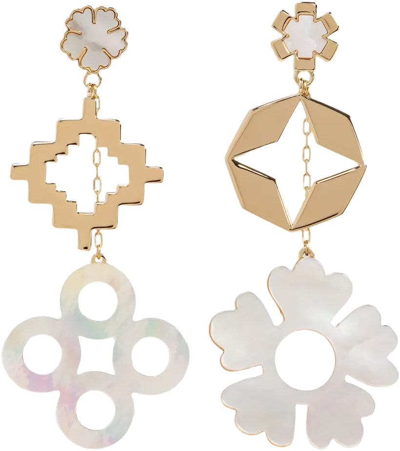 mother-of-pearl earrings