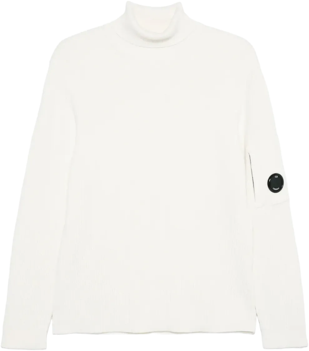 ribbed turtleneck sweater