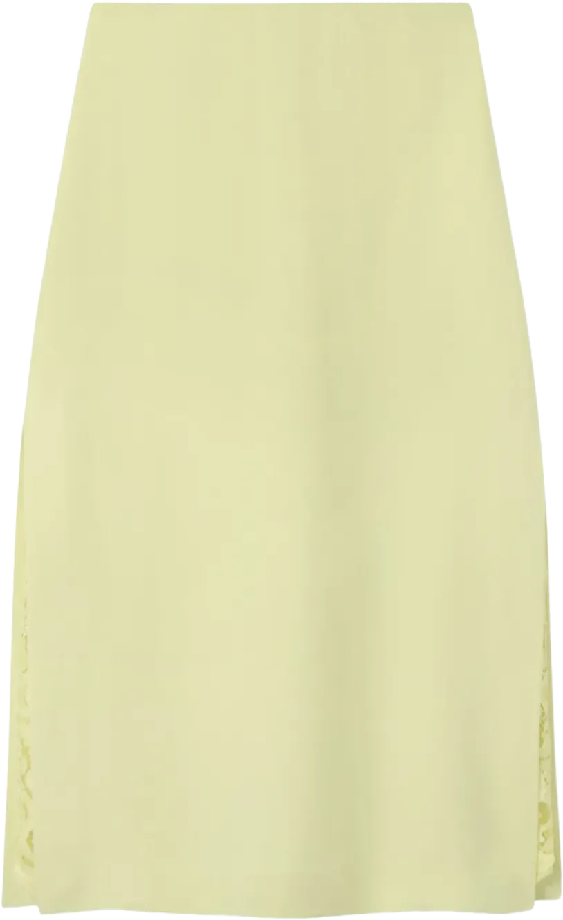 high-waisted pencil skirt