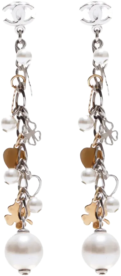 2005 charm drop earrings