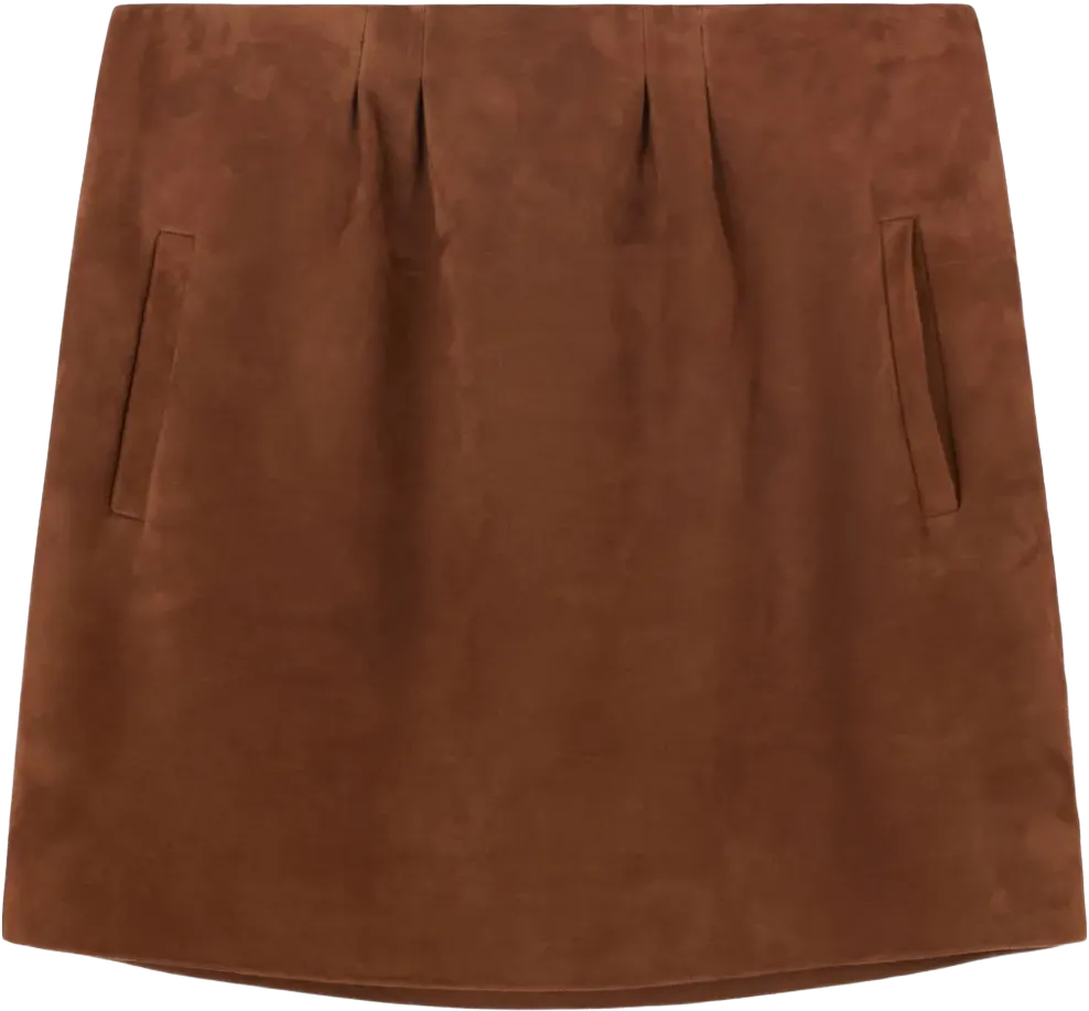suede mini skirt 