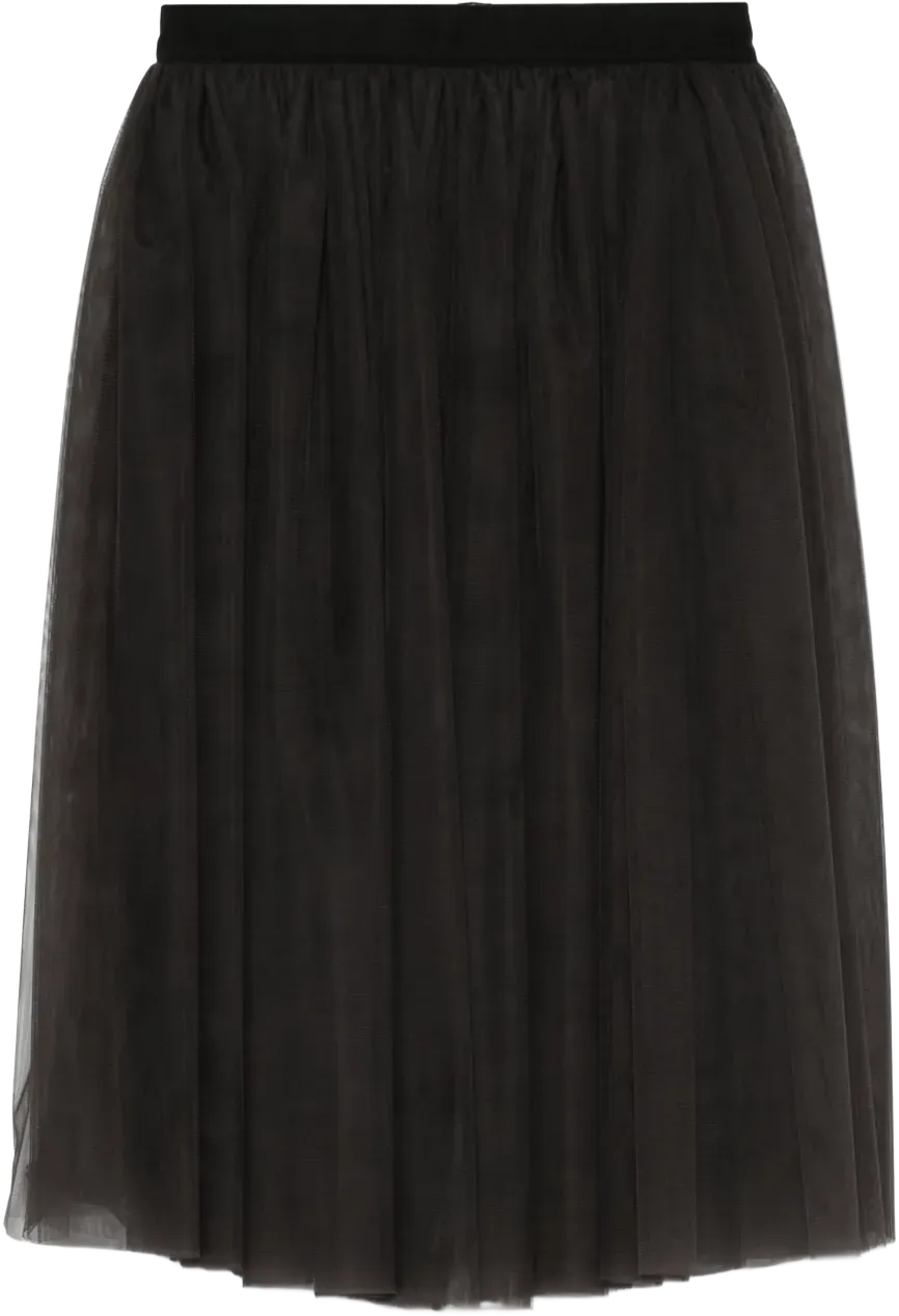 tulle midi skirt 