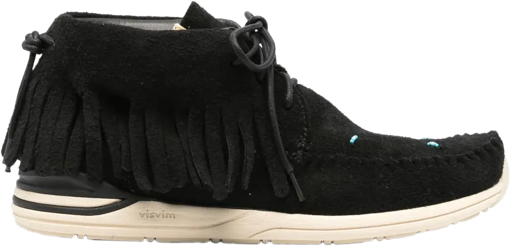 Shaman-Folk fringed ankle boots