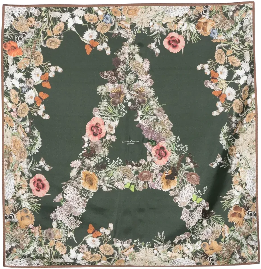 Ombre 'A' Floral scarf