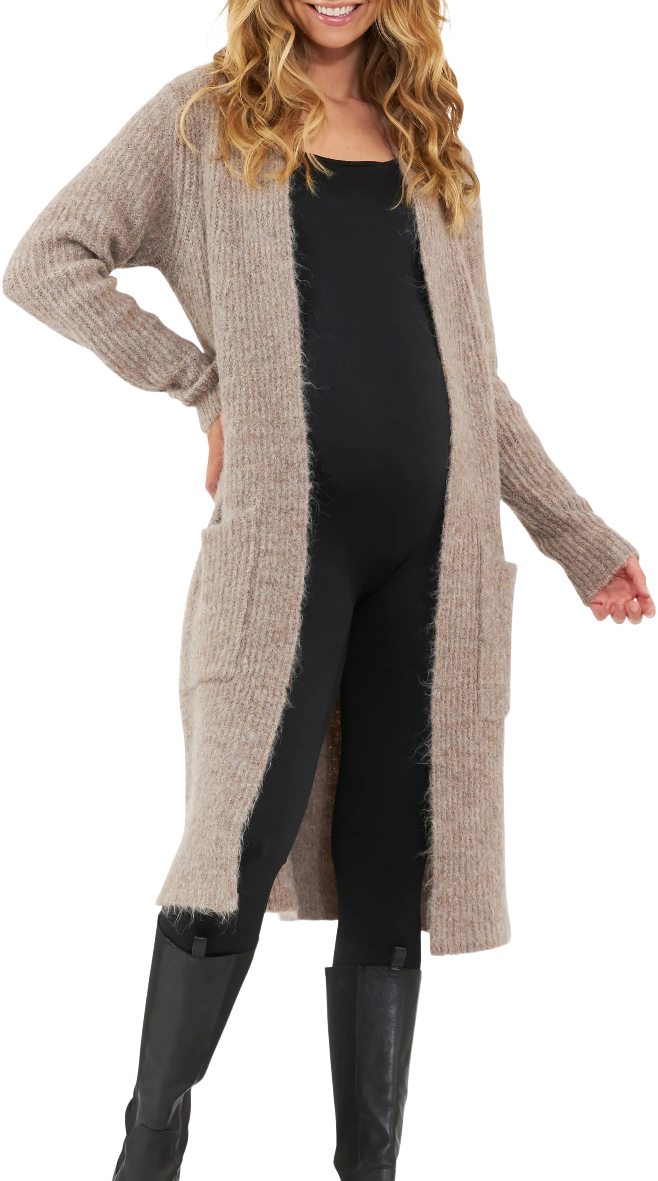 Ripe Maternity Helen Knit Maternity/Nursing Cardigan