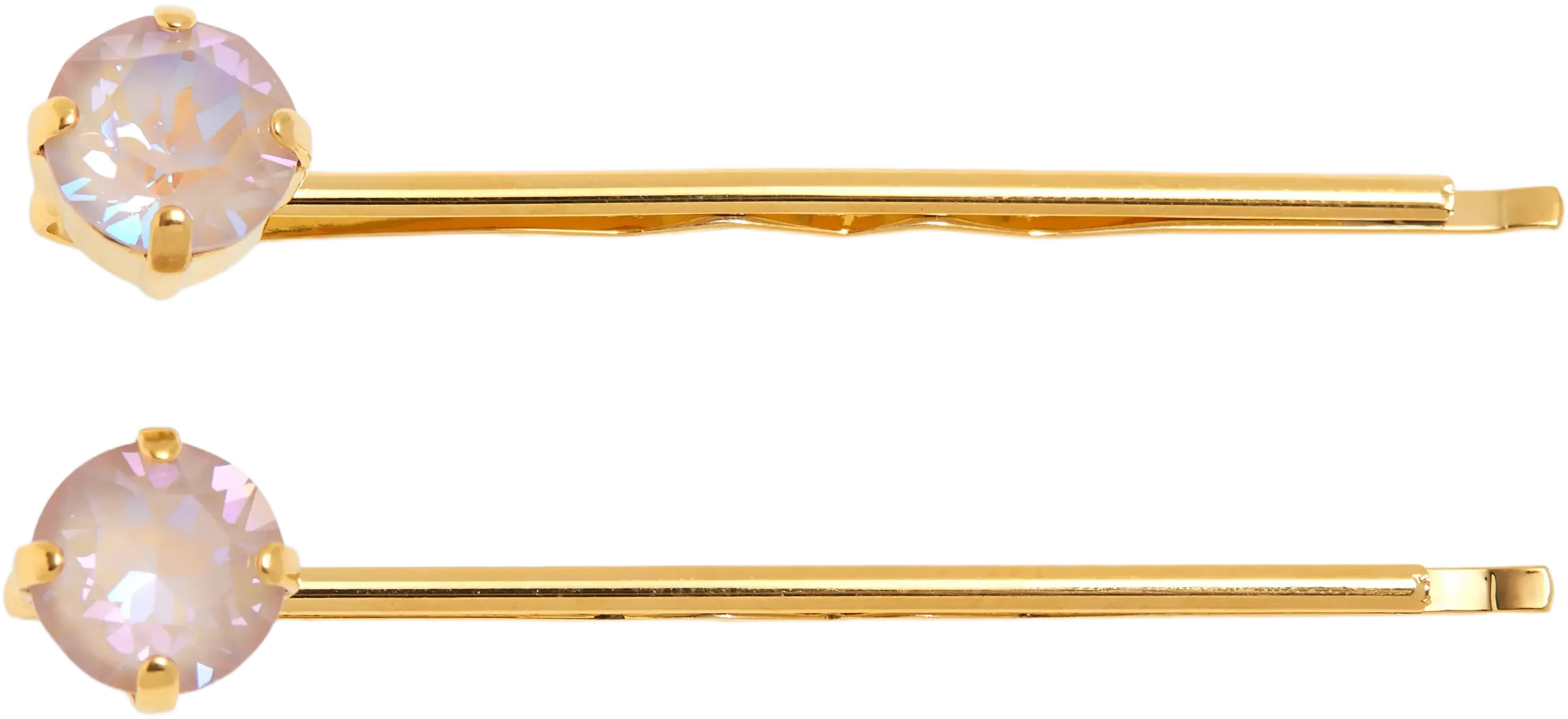 L. Erickson Little Gem Set of 2 Swarovski Crystal Bobby Pins
