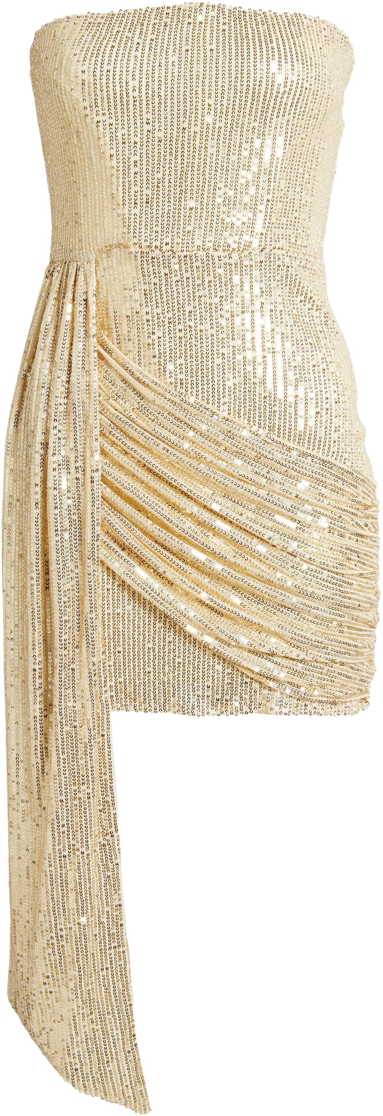 Rare London Sequin Strapless Minidress