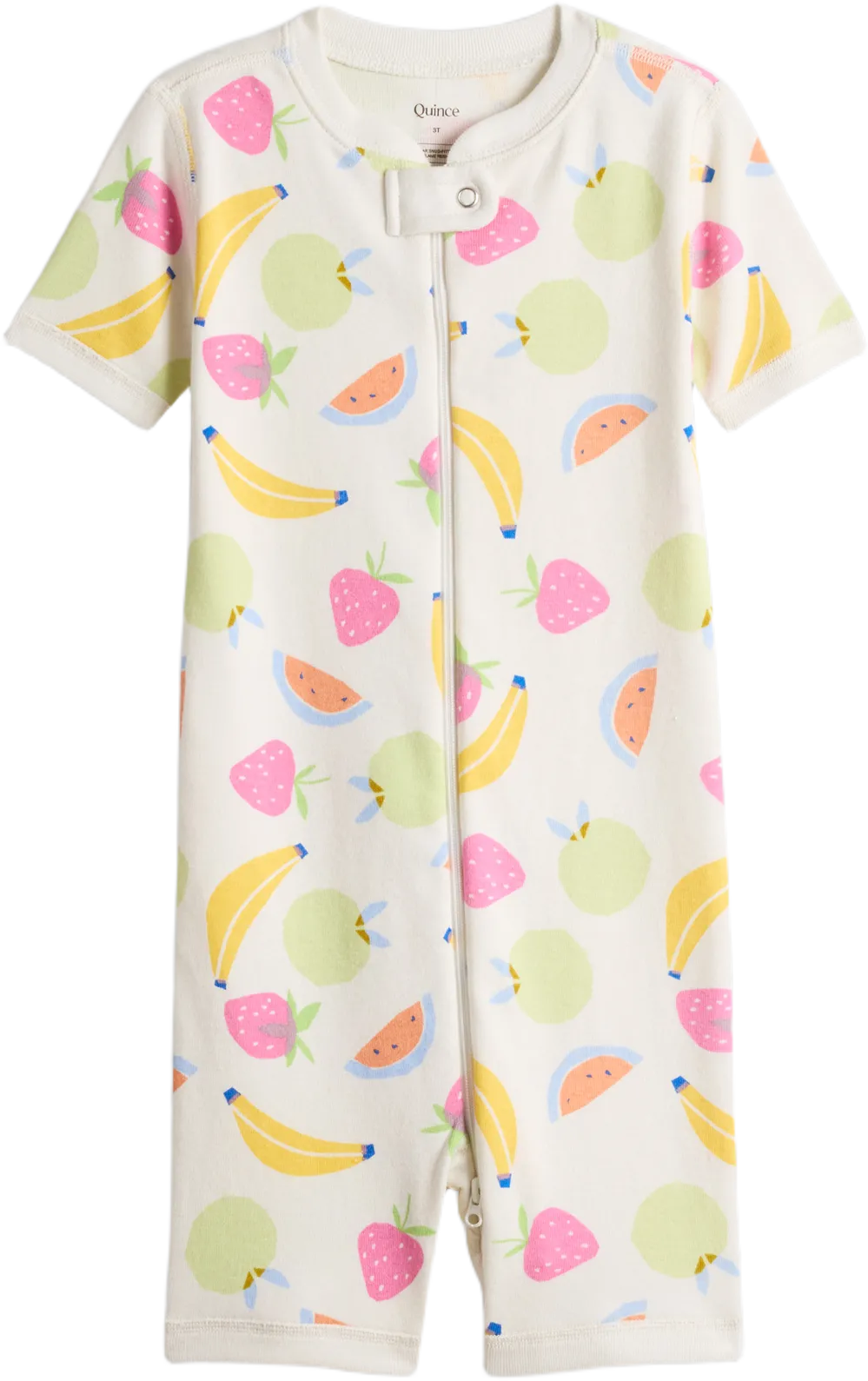 100% Organic Cotton Shortie Onesie Pajama