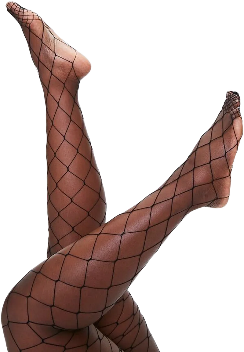 Plus Size Netted Tights