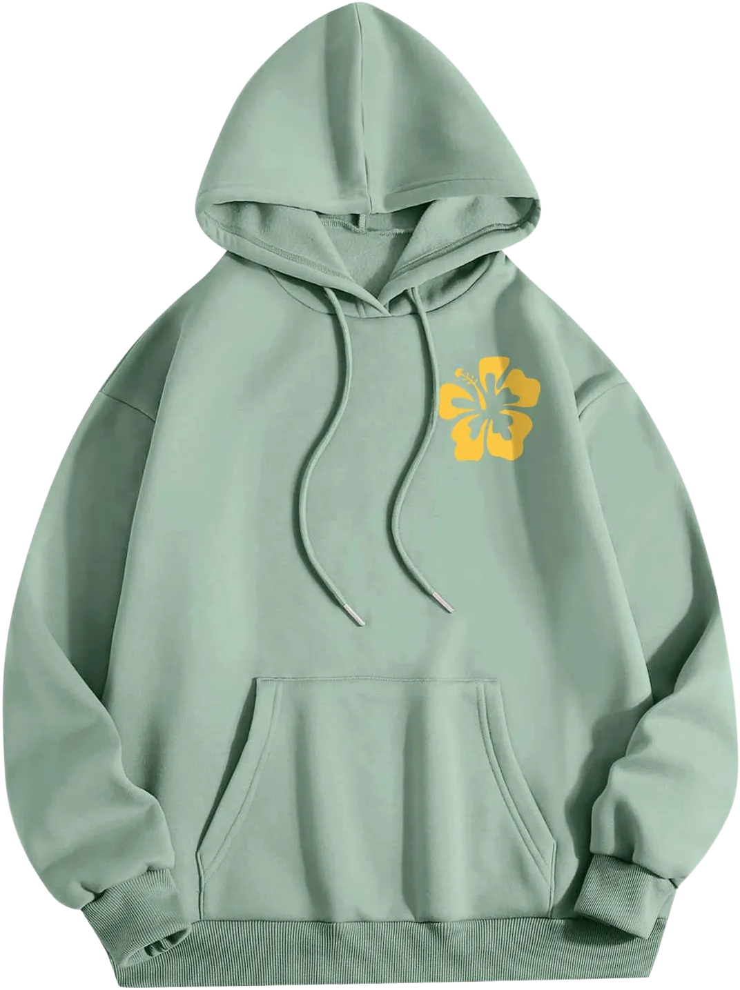 Women's Fashion Hoodies Fall Oversized Loose Graphic Sweatshirt Teen Girls Casual Cute Hoodie Pullover With Pocket 01-green Medium