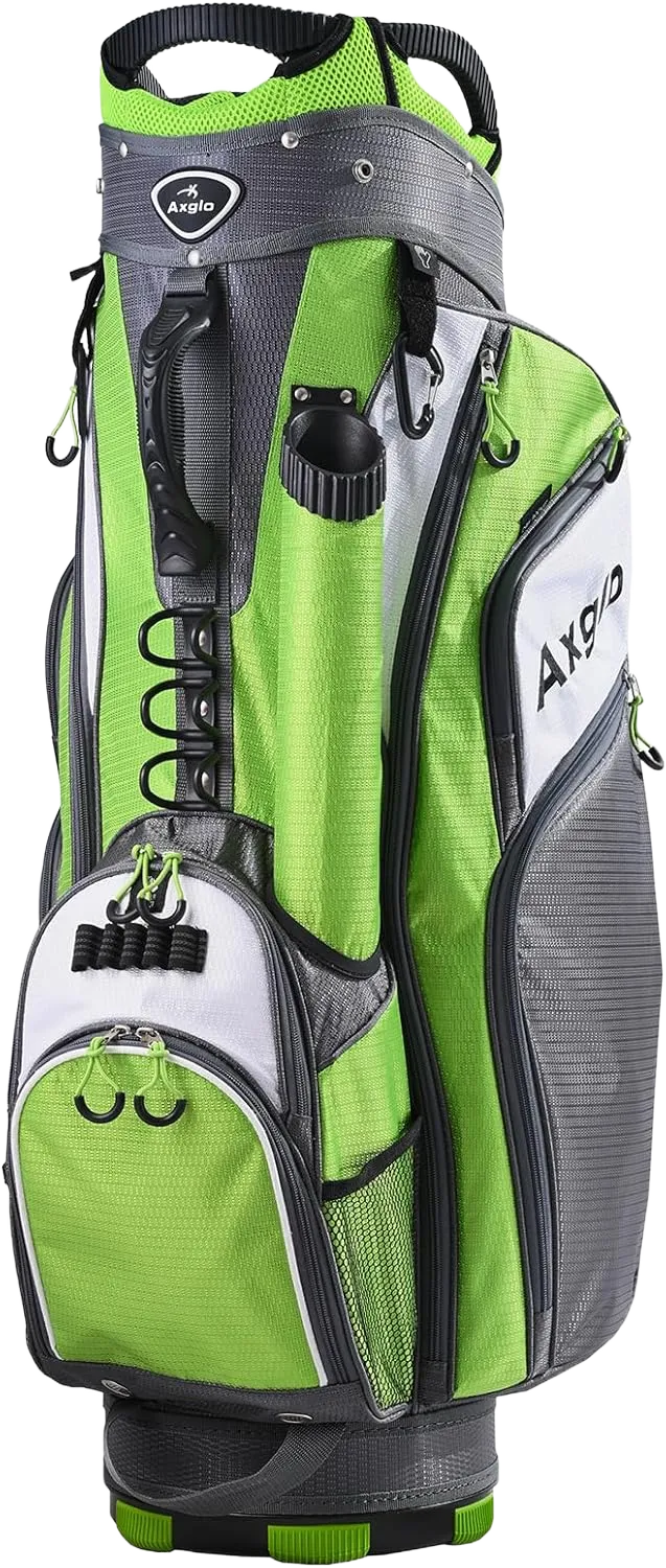 Golf Bag | Lightweight Golf Cart Bag A181 | 14-Way Full-Length Dividers | Golf Bags for Men & Women | Ultra Durable & Water-Resistant | Ample Storage | Built-in Cooler Pocket | Padded Shoulder Strap