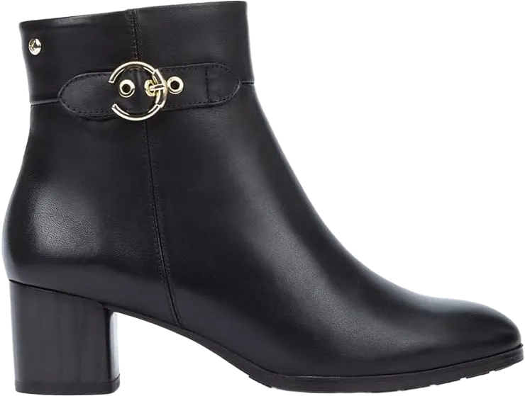 PIKOLINOS High-Heel Ankle Boot Leather Calafat for Woman 8-8.5 Black