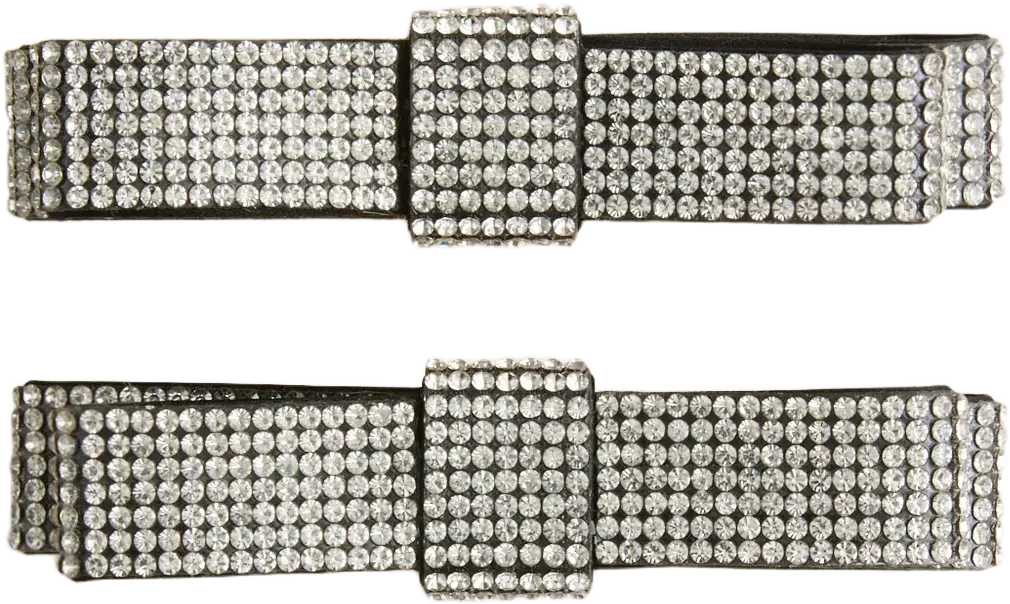 Sparkle Bow Hair Clips Set-of-two For Women