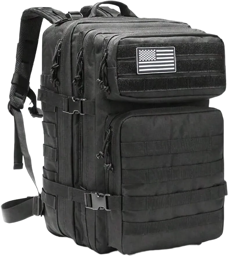 1pc 45l Unisex Tactical Backpack, 3p Outdoor Travel Rucksack Travel Bag