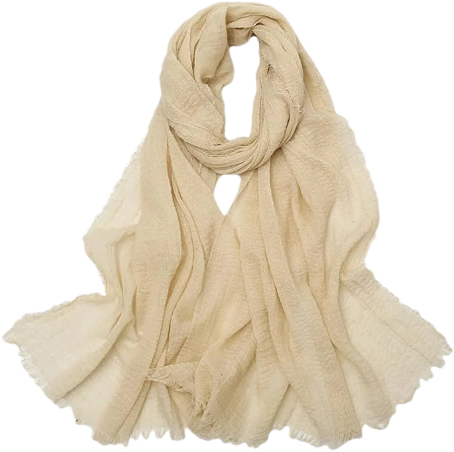 Summer Cotton Linen Scarf For Women Solid Color Sunscreen Thin Scarves Soft Shawl Spring Female Wrap Shawls